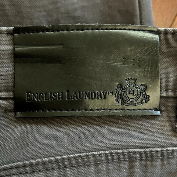 English Laundry Chino Pants grey 30x34 cotton stretchy - Picture 7 of 7